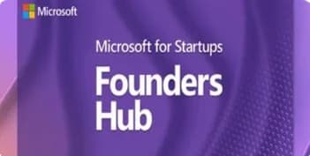 Microsoft for Startups Founders Hub badge